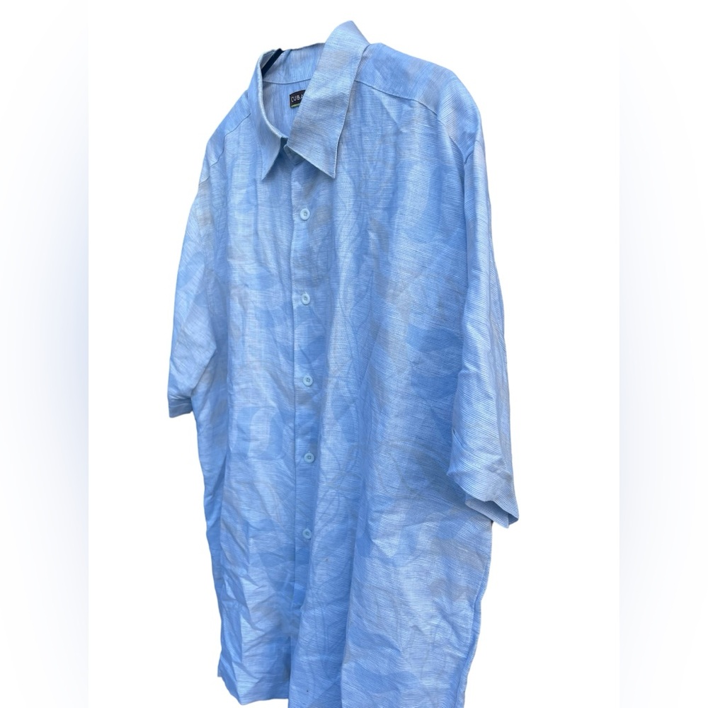 Cubavera Short Sleeve Mens Button Shirt Size XL